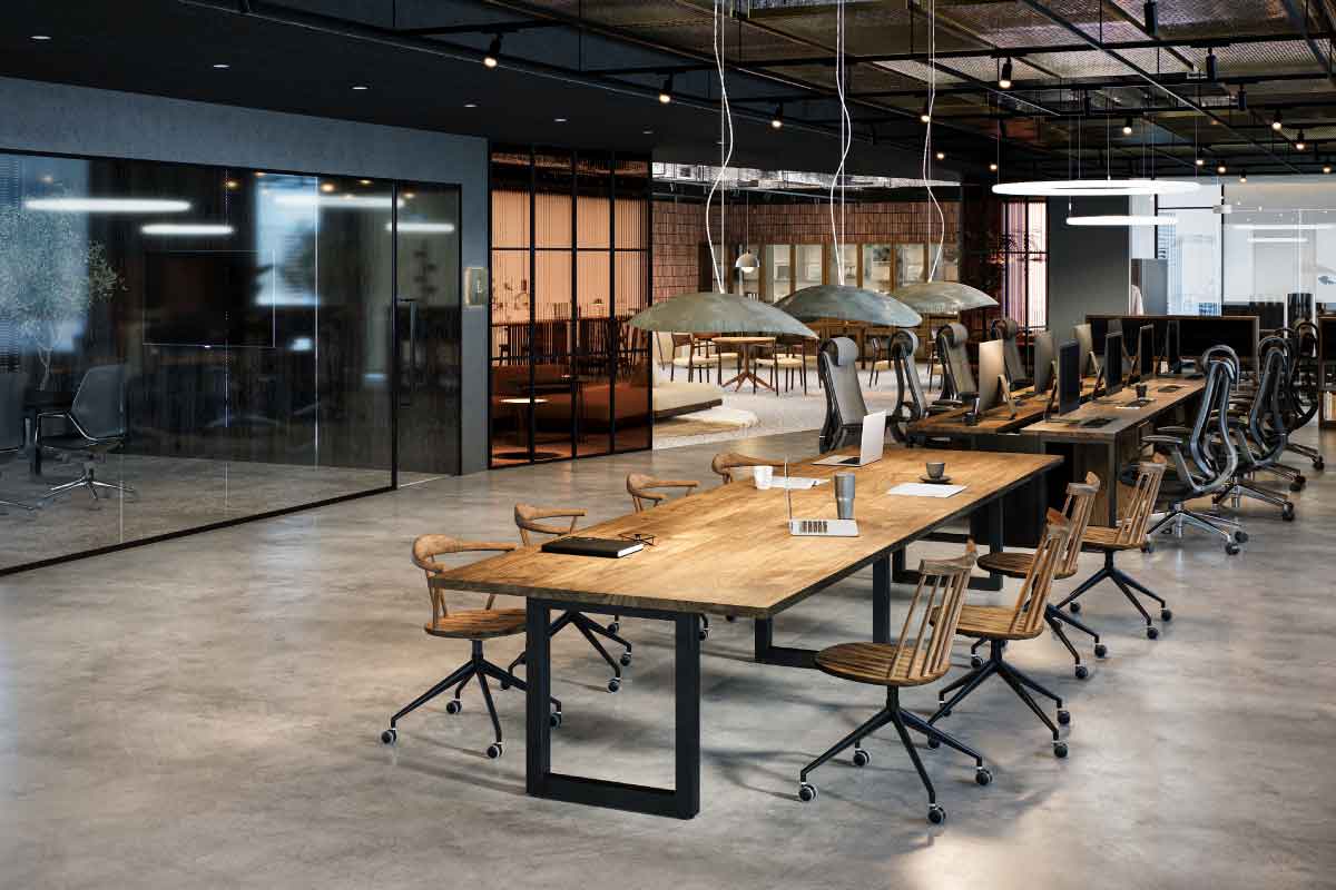 TRACK MEETING TABLE W 240cm × D 110cm