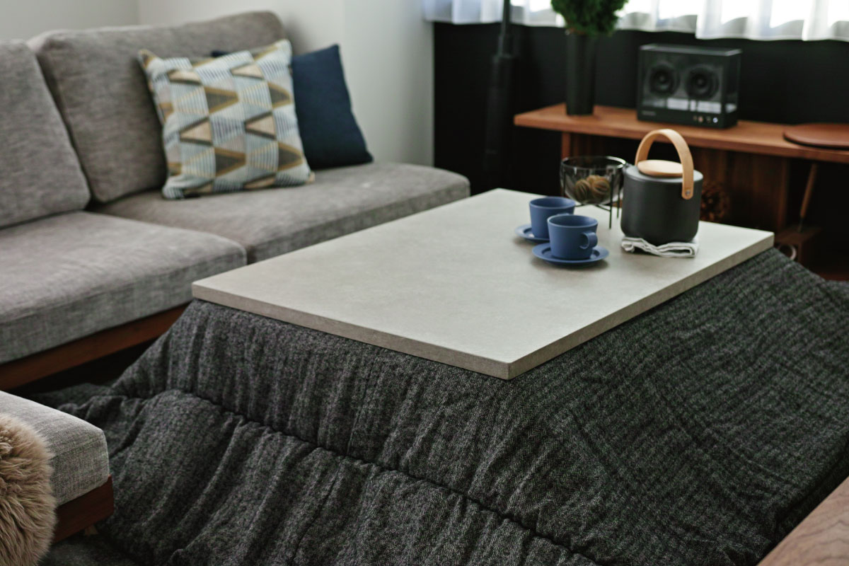 FolivorA | NOMBE kotatsu table(mortar) オーク 180×90(cm)